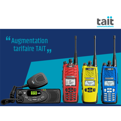Augmentation tarifaire Tait